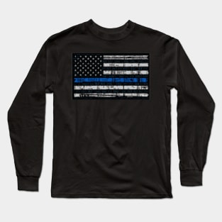 Blue Line Long Sleeve T-Shirt